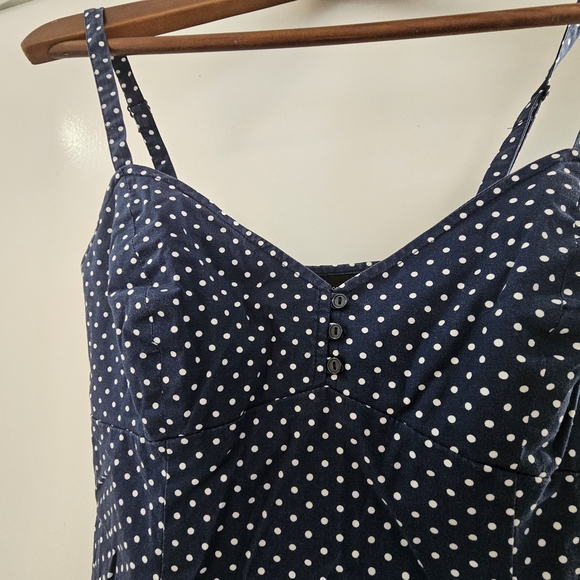 Polka Dot Women's Dress - Picture 2 of 2
